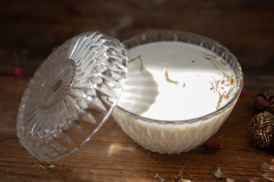 קופסת זכוכית עם מכסה