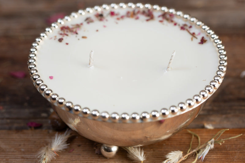 קערת מתכת וינטג’ קלאסית