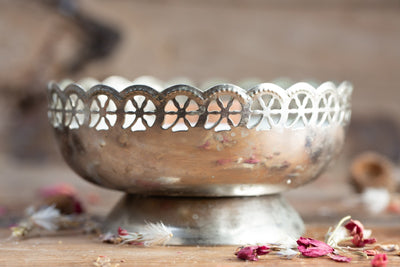 קערת כסף מצופה וינטג' 1963