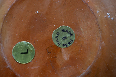 קערת חרס פרואנית בעבודת יד