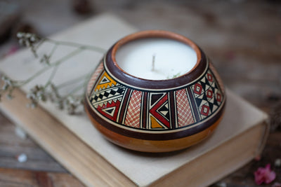 קערת חרס פרואנית בעבודת יד