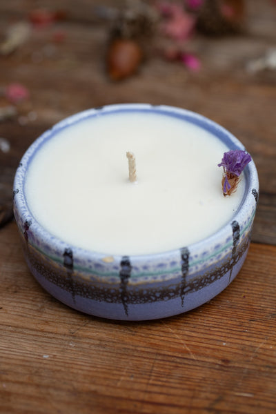 נר בכלי סגלגל תוצרת קרנת