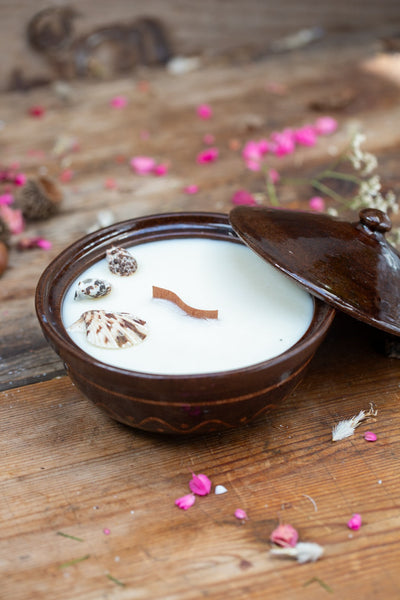 קערת קרמיקה עם מכסה