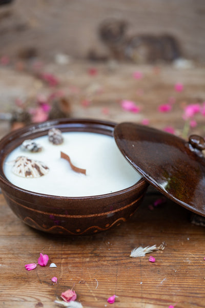 קערת קרמיקה עם מכסה