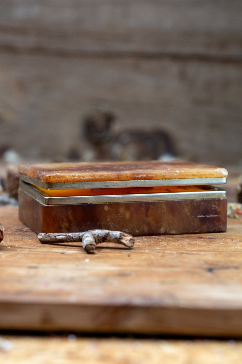 קופסת אוניקס טבעית בעבודת יד