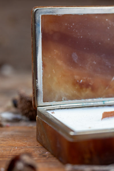 קופסת אוניקס טבעית בעבודת יד