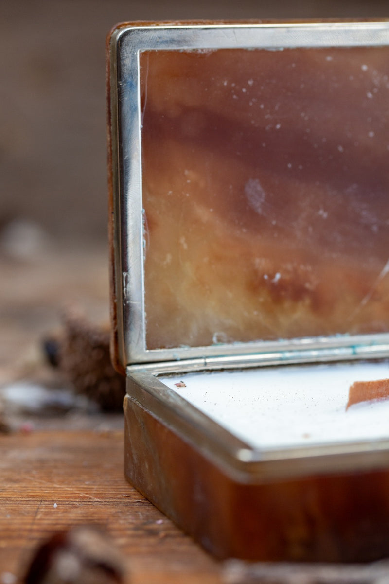 קופסת אוניקס טבעית בעבודת יד