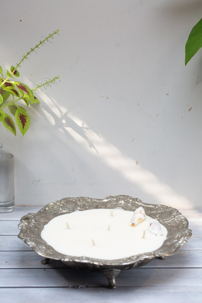 קערת כסף מצופה וינטג&