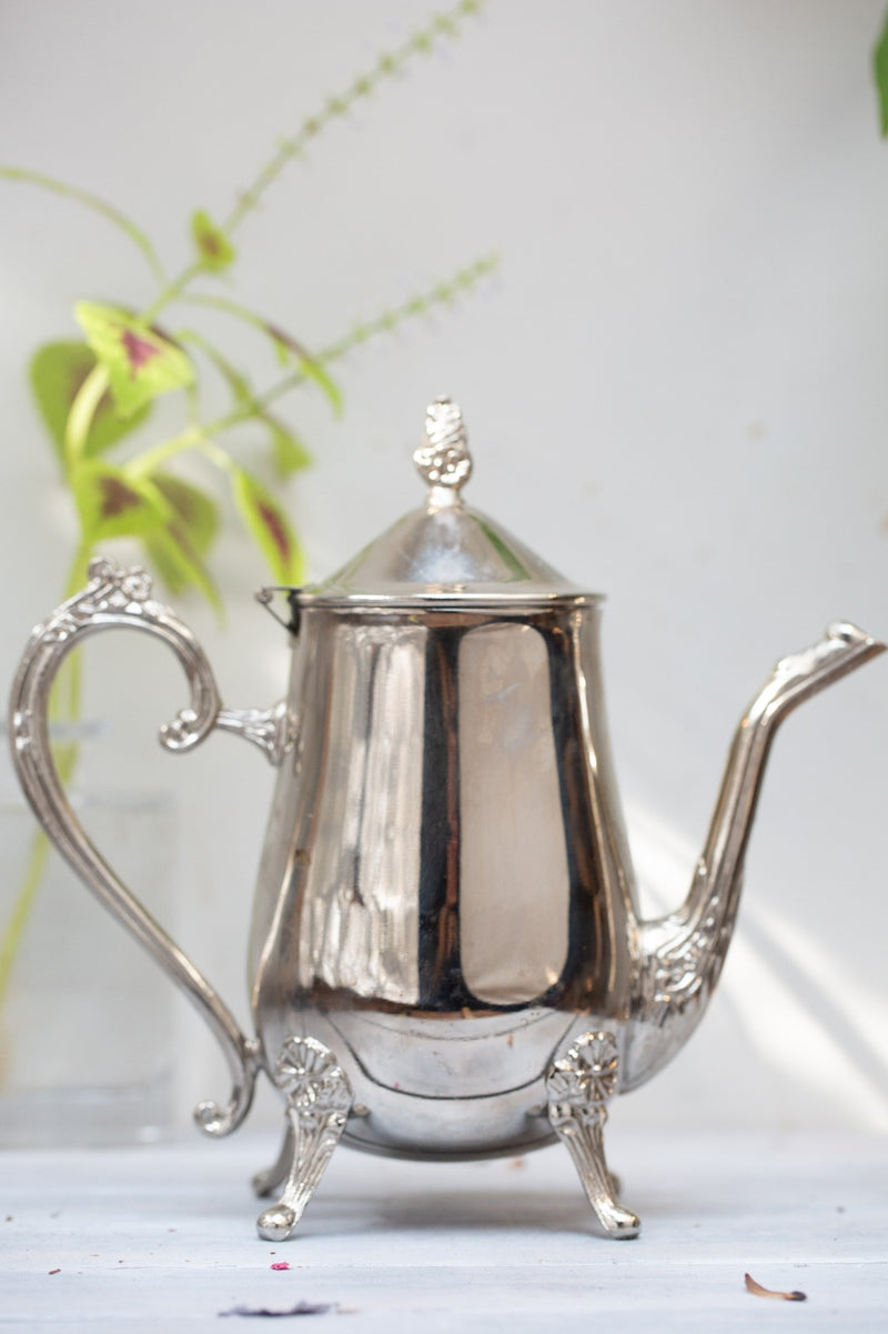 קומקום פליז מצופה כסף