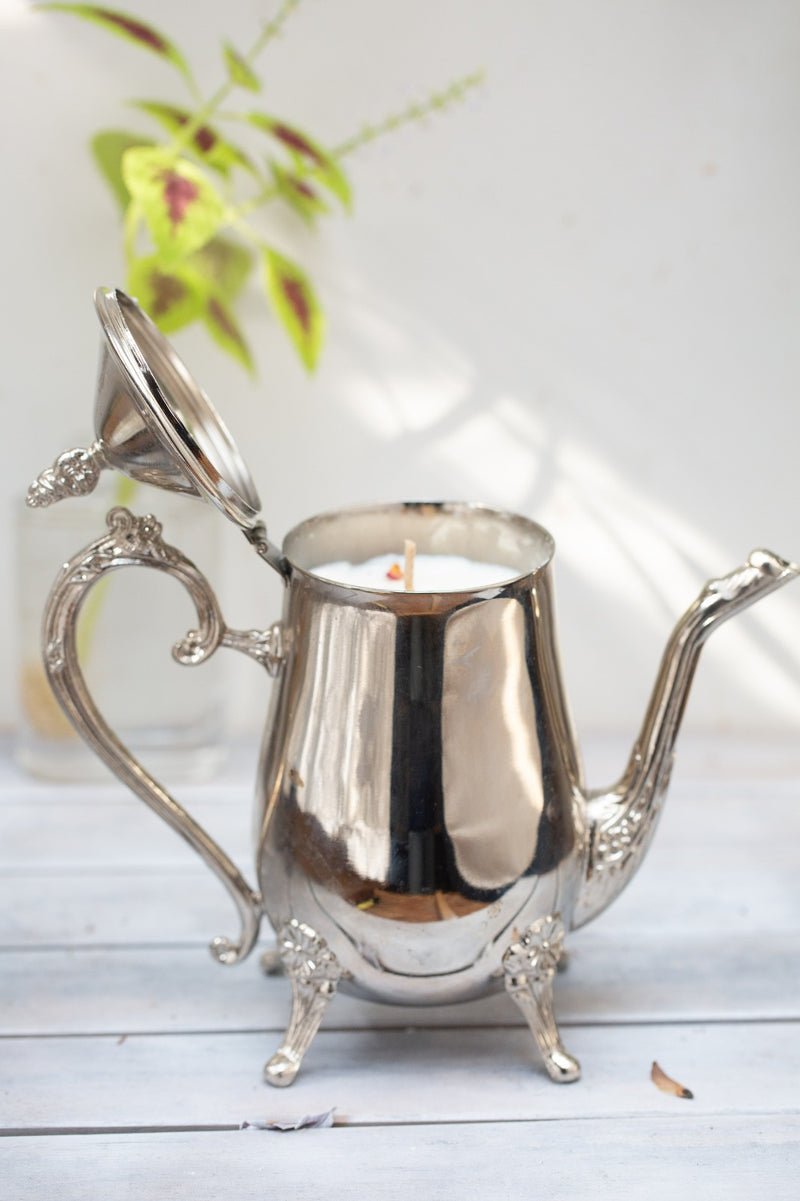 קומקום פליז מצופה כסף