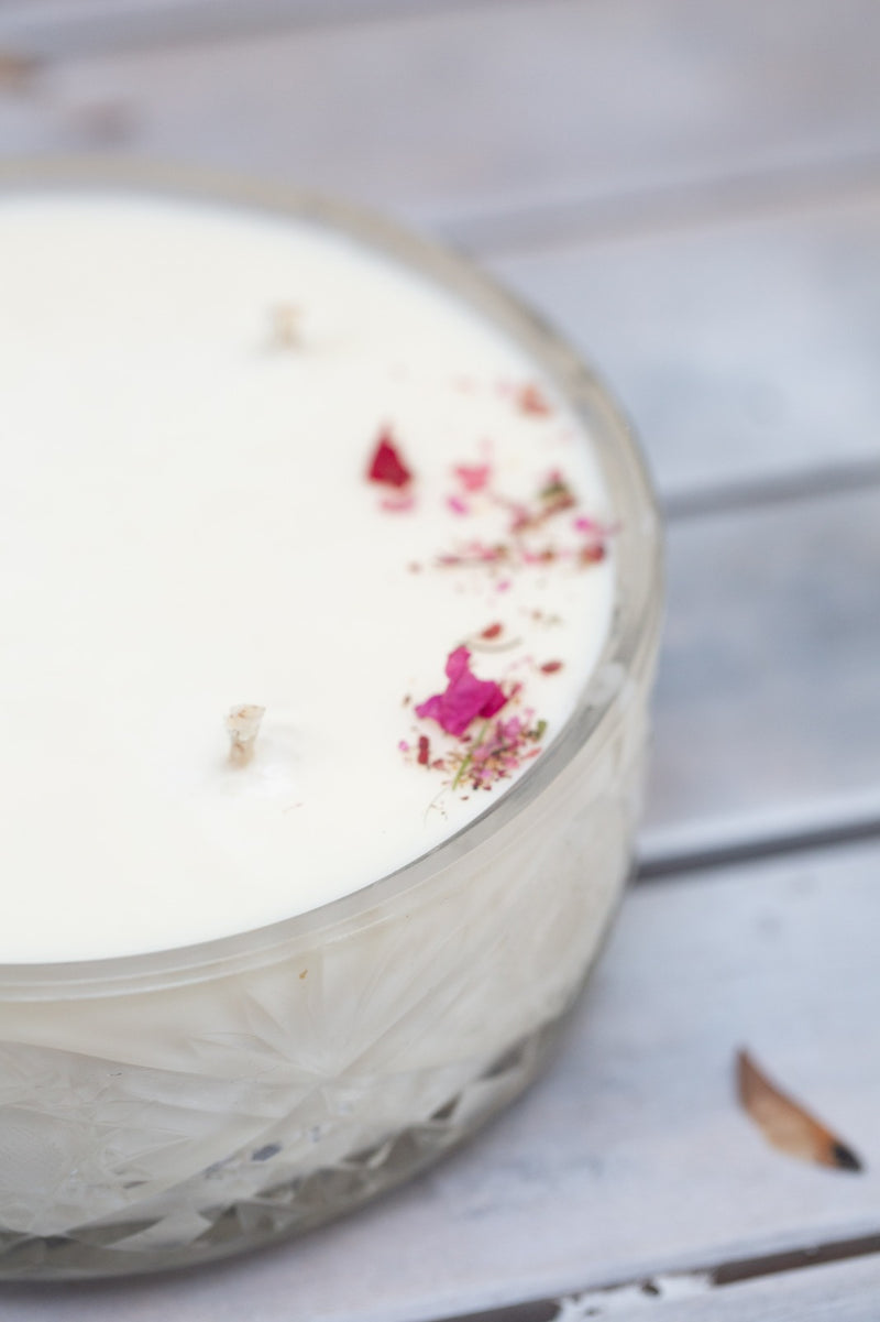 קערת קריסטל וינטג&