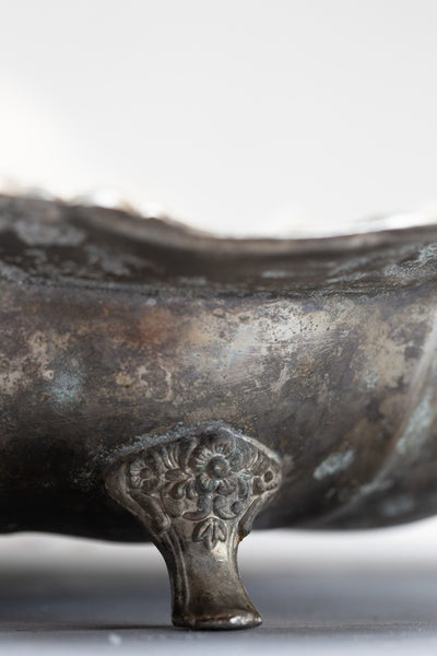 קערת כסף מצופה וינטג'