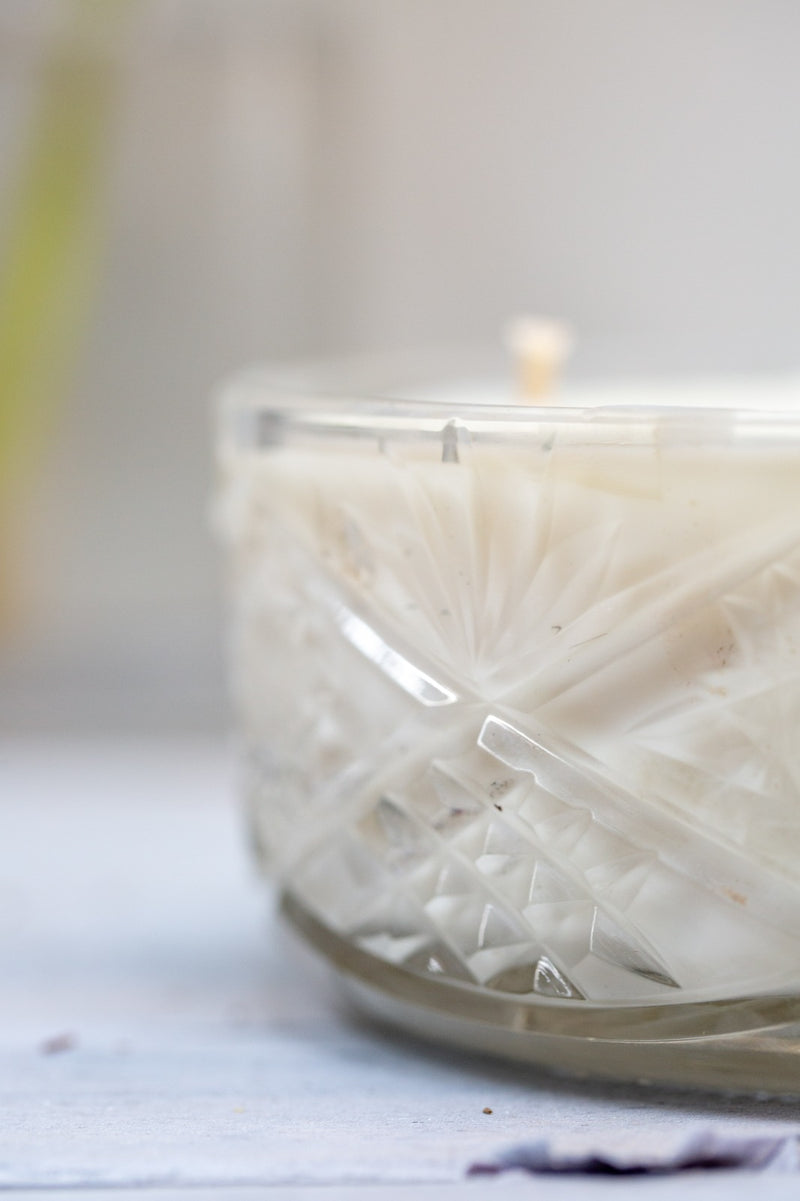 קערת קריסטל וינטג&