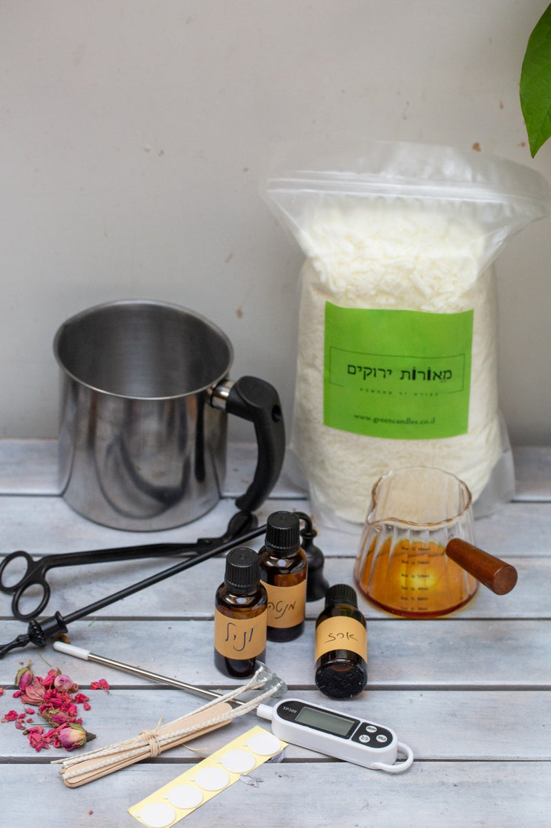 ערכה מקצועית להכנת נרות