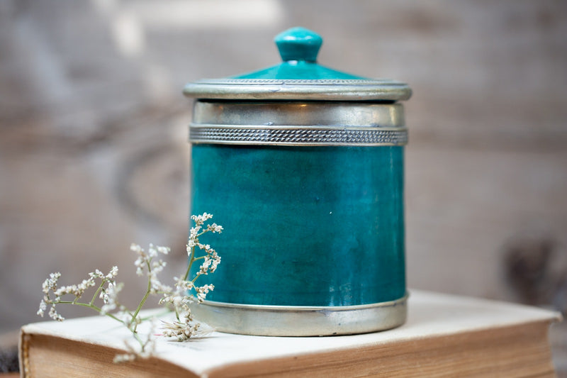 קופסת קרמיקה מצפון אפריקה