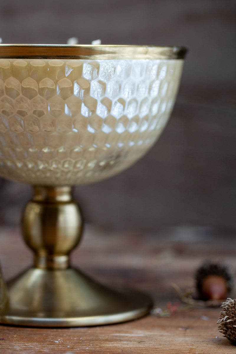 קופסת קריסטל אובלית עם מכסה